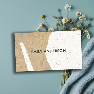 CARTE DE VISITE TEXTURE CÉRAMIQUE DE L'ART GÉOMÉTRIQUE ABSTRAIT