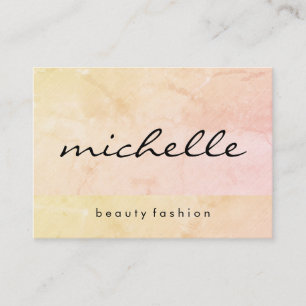Carte De Visite Texture chic avec texte cursif