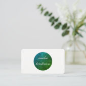 Carte De Visite texture chic minimaliste (Debout devant)