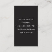 Carte De Visite Texture colorée élégante (Dos)