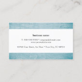 Carte De Visite Texture Cool moderne bleu blanc Concepteur intérie (Dos)