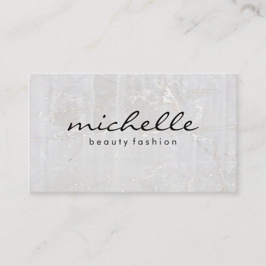 Carte De Visite Texture cursive | Roche de l'ardoise (Devant)