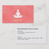 Carte De Visite Texture de brosse (goyave) (Devant / Derrière)