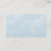 Carte De Visite Texture de ciel 01 (Dos)