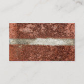 Carte De Visite Texture de ciment en béton de mur de briques rouge (Dos)