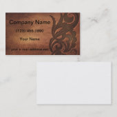 Carte De Visite Texture de conception de relief par cru (Devant / Derrière)