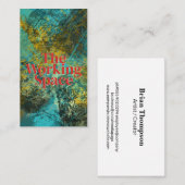 Carte De Visite Texture de couleur | Peinture Créative (Devant / Derrière)