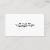 Carte De Visite Texture de fond aquarelle (Dos)