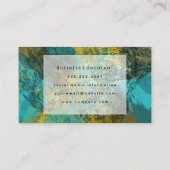 Carte De Visite Texture de fond artistique | Créatif (Dos)