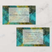 Carte De Visite Texture de fond artistique | Créatif (Devant / Derrière)