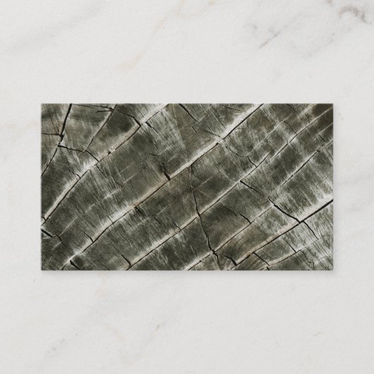 Carte De Visite Texture de grain de bois de cernes d'arbres (Devant)