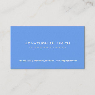 Carte De Visite Texture de grès bleu élégant professionnel