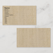 Carte De Visite Texture de haute qualité de la toile de coton (Devant / Derrière)