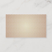 Carte De Visite Texture de Kitting de panier de fil (Dos)
