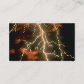 Carte De Visite Texture de la foudre (Dos)