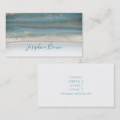 Carte De Visite texture de la pierre d'agate (Devant / Derrière)