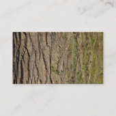 Carte De Visite Texture de l'écorce d'arbre (Dos)