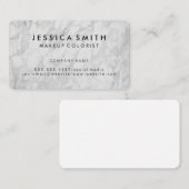 Carte De Visite Texture de marbre (Devant / Derrière)