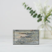 Carte De Visite Texture de marbre bleu (Debout devant)