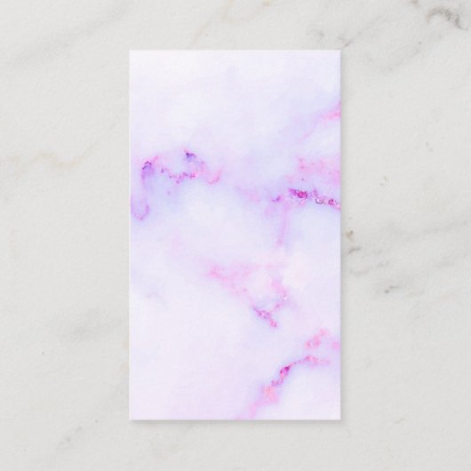 Carte De Visite Texture de marbre pourpre (Dos)