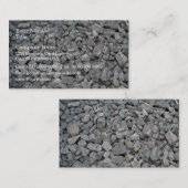 Carte De Visite Texture de petit rocher proche (Devant / Derrière)