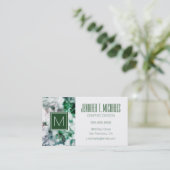 Carte De Visite Texture de quartz marbré (Debout devant)