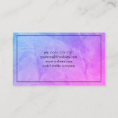 Carte De Visite Texture de rinçage (Dos)