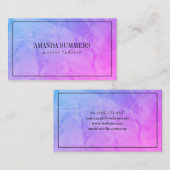 Carte De Visite Texture de rinçage (Devant / Derrière)