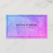 Carte De Visite Texture de rinçage (Devant)