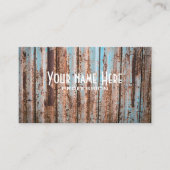 Carte De Visite Texture de rouille grunge (Devant)