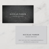 Carte De Visite Texture de route goudronnée (Devant / Derrière)