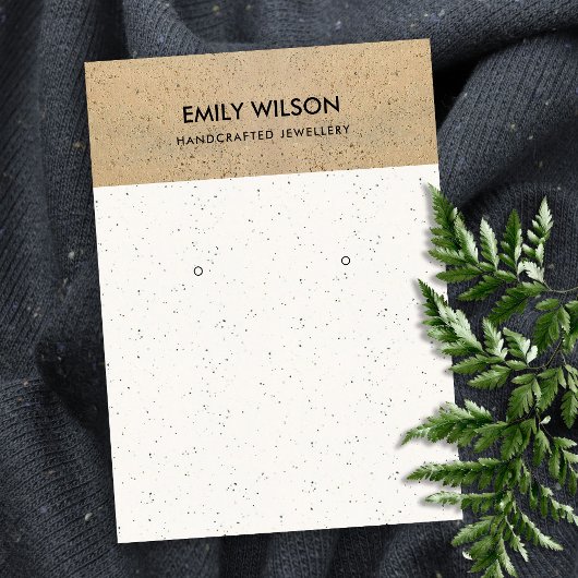 CARTE DE VISITE TEXTURE DE TEXTURE DE CÉRAMIQUE RUSTIQUE DE TERRAC