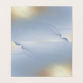 Carte De Visite Texture d'encre d'alcool (Intérieur déplié)