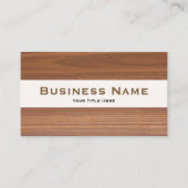 Carte De Visite Texture du bois (Devant)