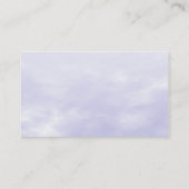 Carte De Visite Texture du ciel - bleu violet (Dos)
