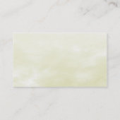 Carte De Visite Texture du ciel - Jaune clair (Dos)
