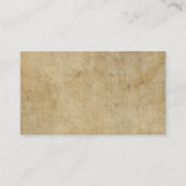 Carte De Visite Texture du parchemin (Dos)