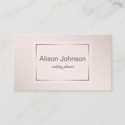 Carte De Visite Texture élégante de gradient de rose en pastel (Devant)