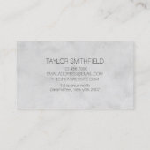 Carte De Visite Texture en béton simple (Dos)