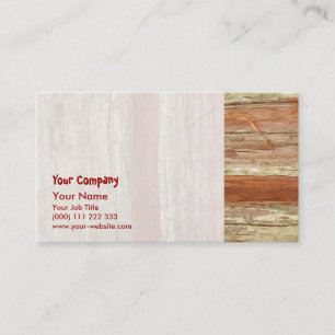 Carte De Visite Texture en bois