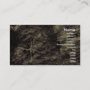 Carte De Visite Texture en bois