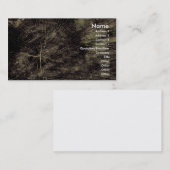 Carte De Visite Texture en bois (Devant / Derrière)