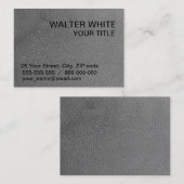 Carte De Visite Texture en cuir (Devant / Derrière)