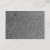 Carte De Visite Texture en cuir (Dos)