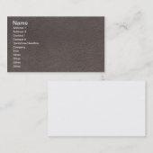 Carte De Visite Texture en cuir (Devant / Derrière)