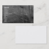 Carte De Visite Texture en cuir (Devant / Derrière)