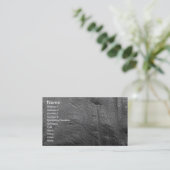 Carte De Visite Texture en cuir (Debout devant)