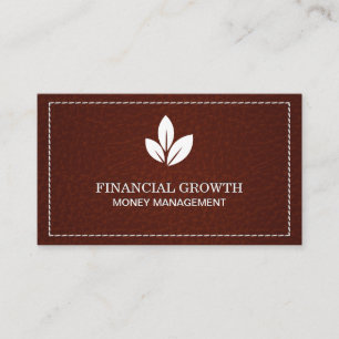 Carte De Visite Texture en cuir pointillé