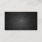 Carte De Visite Texture foncée | Matériel des clés (Dos)