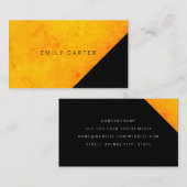 Carte De Visite Texture géométrique minimaliste (Devant / Derrière)